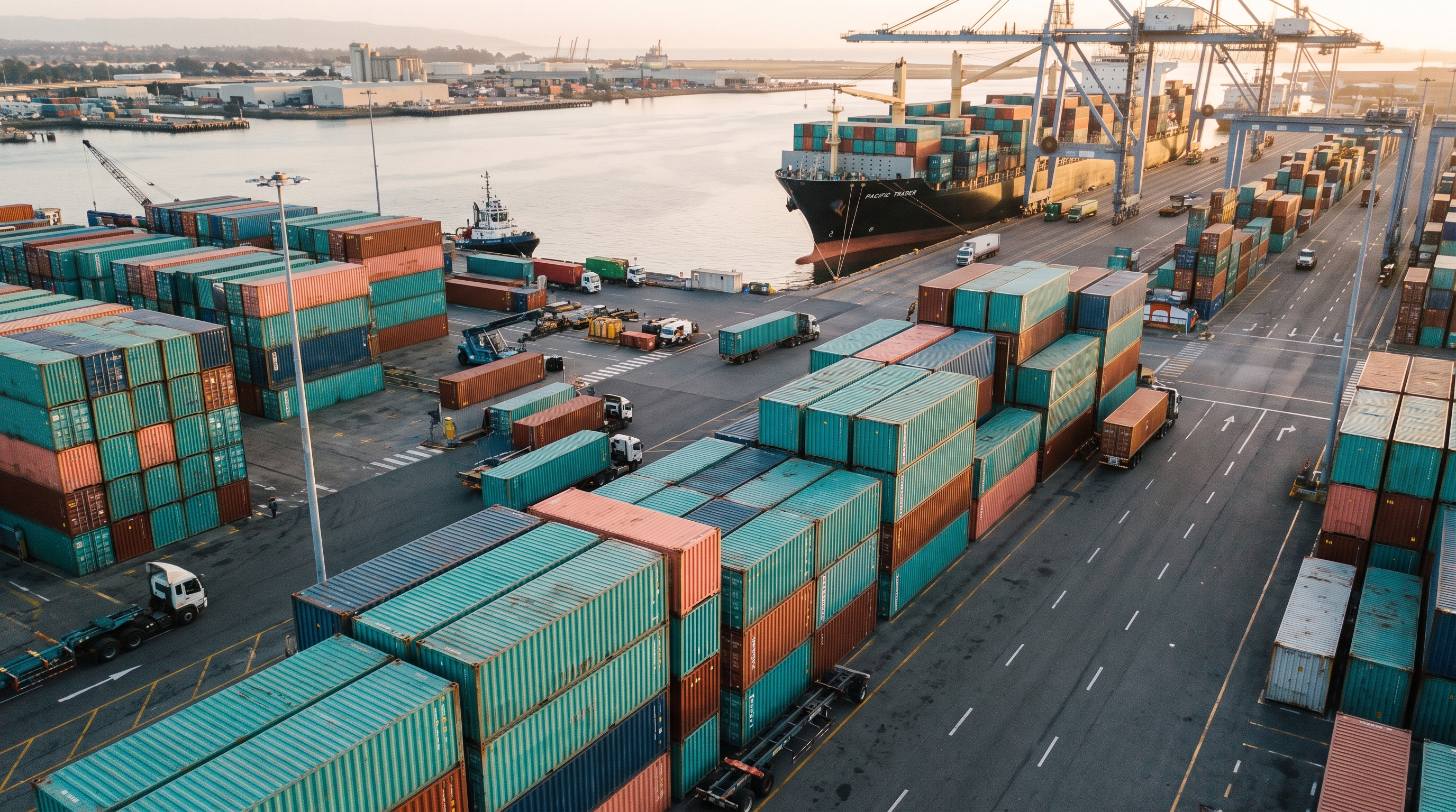 Container shipping operations — Jiason coordinates freight from origin port to destination warehouse